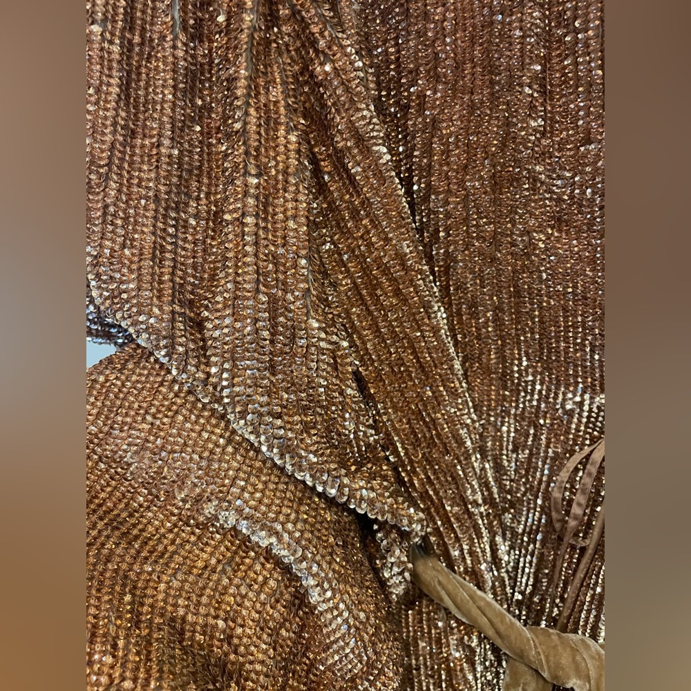 Retrofete Gabrielle Sequined gold Wrap Dress
$675 SZ L - Picture 10 of 15
